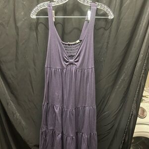 Lux Purple Sleeveless Dress